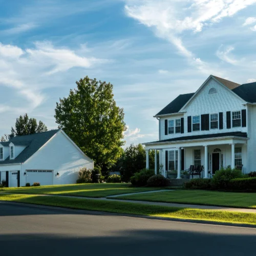 Nice home in the suburbs.